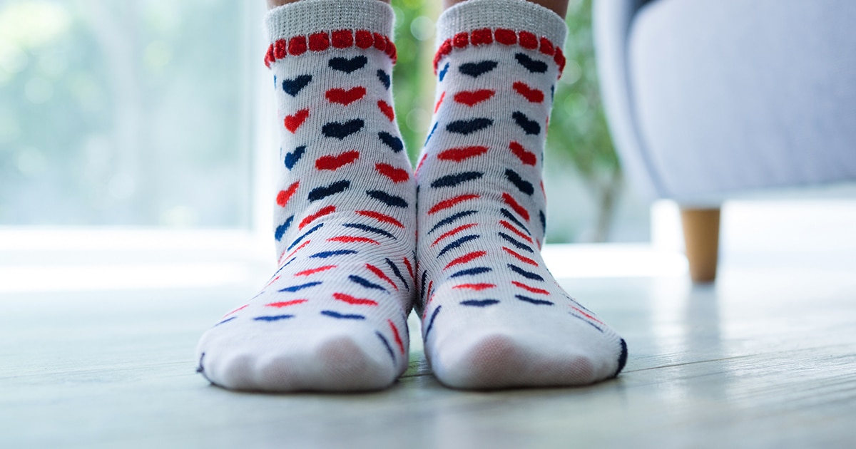Chaussettes à motifs made in France